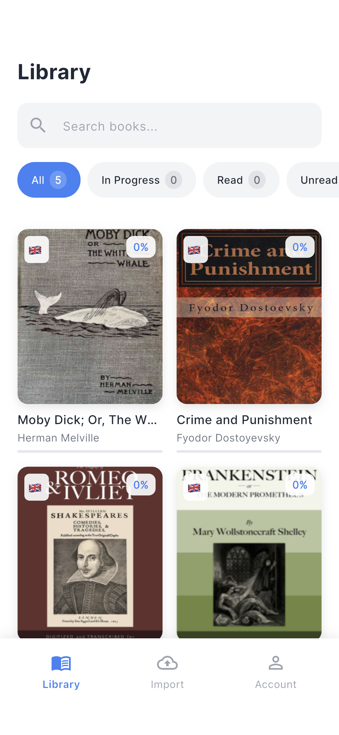 VocaRead App Screenshot